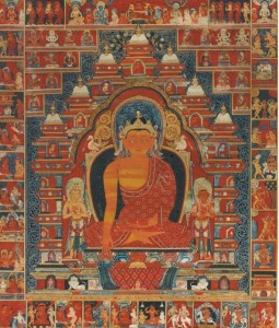 Life of Buddha Thangka